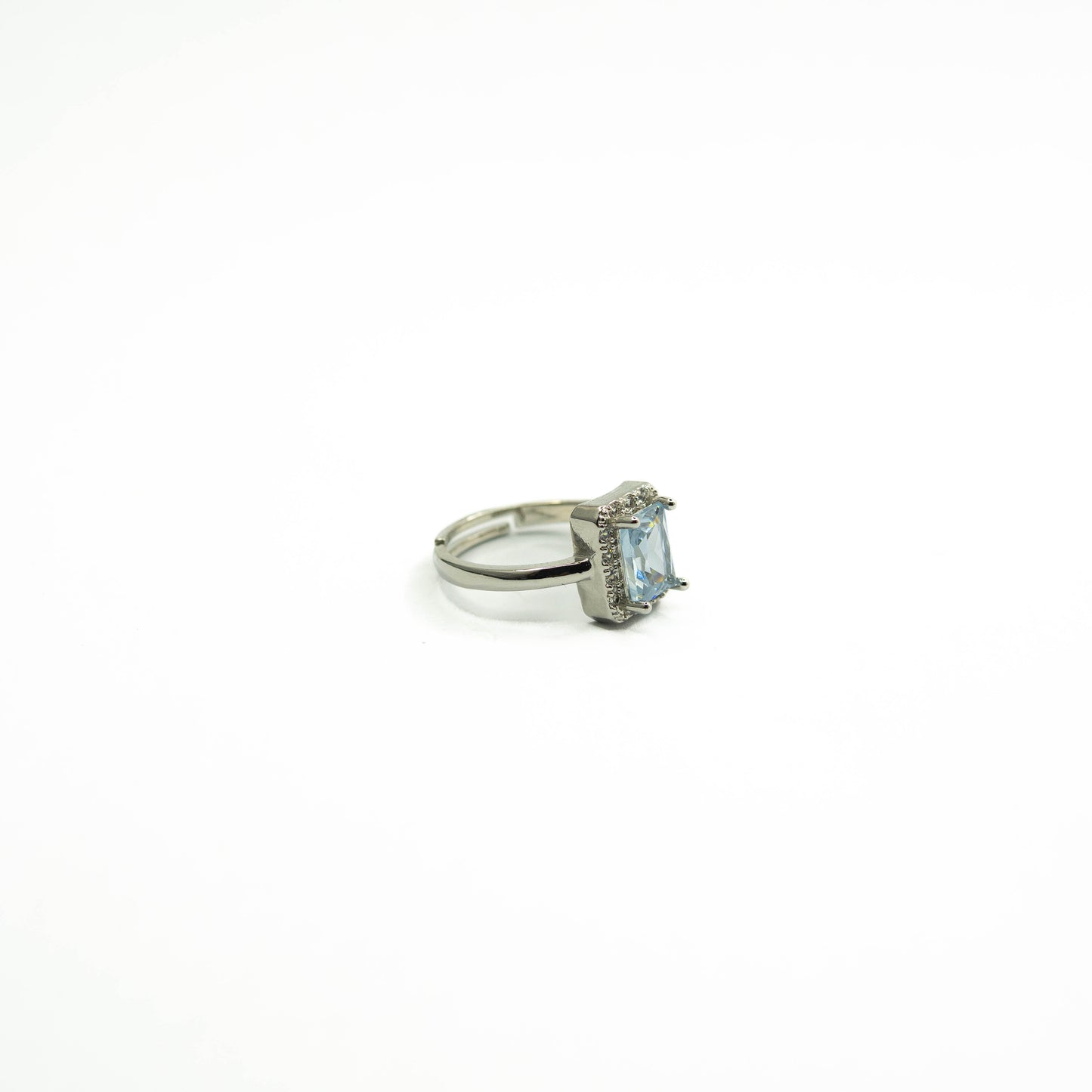 Azura – Silver Blue Stone Ring