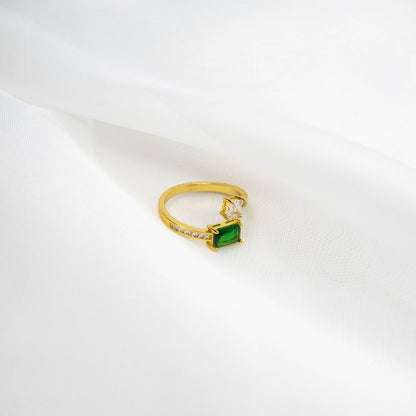 Verda – Green Stone Statement Ring