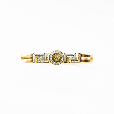 Greek Golden Cutout Bangle