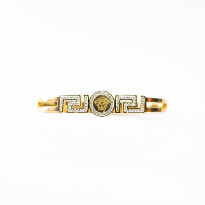 Greek Golden Cutout Bangle