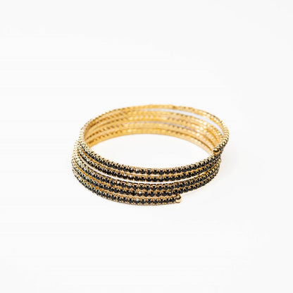 Sparkling Slim Stack Bangles