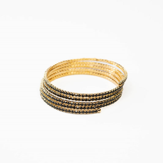 Sparkling Slim Stack Bangles